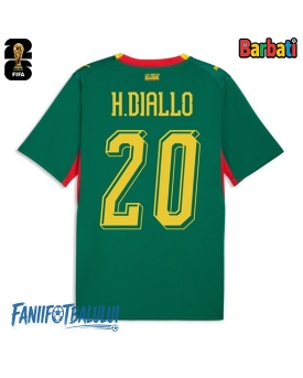 Senegal Habib Diallo #20 Tricou Fotbal Replică Mondial 2026 Barbati Deplasare